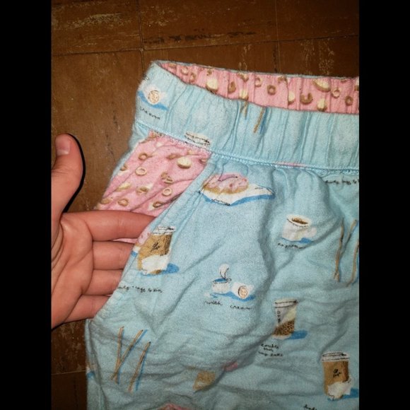 Coffee and Donuts Flannel PJ Pants (Part of a Set) - Picture 3 of 5